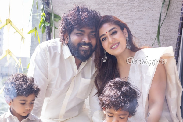 விக்னேஷ் சிவன் உயிரை பிடித்துக்கொண்டு.. போட்டோவை நக்கலாக பதிவிட்ட விக்கி | Vignesh Shivan Photo With Kids