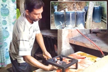 கழிவுகளிலிருந்து எரிவாயு தயாரித்து சாதனை படைத்த இளைஞன்
