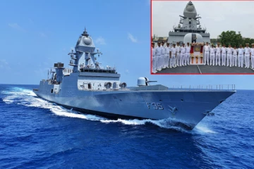 இந்திய கடற்படைக்கு ஒப்படைக்கப்பட்ட INS உதயகிரி ஸ்டெல்த் போர் கப்பல்