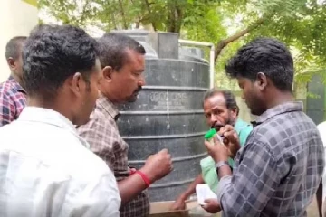 அரசு பள்ளி குடிநீர் தொட்டியில் கெமிக்கல் கலப்பு? - போலீசார் தீவிர விசாரணை!