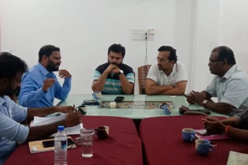 வடக்கு கிழக்கு ஒருங்கிணைப்புக் குழுவை சந்தித்த ஜே.வி.பி