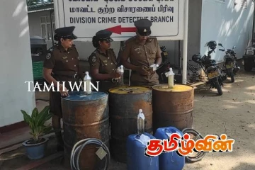 மட்டக்களப்பில் பாரிய கசிப்பு உற்பத்தி நிலையம் முற்றுகை