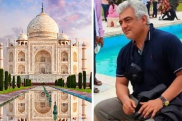 தாஜ்மகாலை சுற்றி பார்க்க சென்ற அஜித்... சால்ட் அண்ட் பெப்பர் ஹேர் ஸ்டைலில் இப்போ எப்படி இருக்கிறார் தெரியுமா?