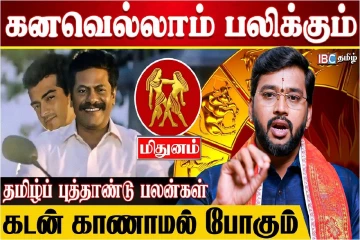 தமிழ்ப் புத்தாண்டு ராசிபலன்.., மிதுன ராசிக்கு எப்படி இருக்கும்?