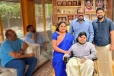 திடீர் விசிட்.. நெப்போலியன் குடும்பத்தை சந்தித்த கோபிநாத்! எதற்கு?