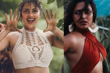 வெறும் துண்டை போத்திக்கொண்டு போஸ்!! மேக்கப்பே இல்லாமல் அமலா பால் இப்படி இருக்காங்க..