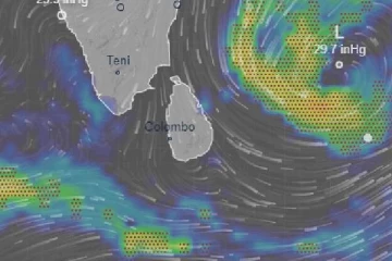 இலங்கை அருகில் காற்றழுத்த தாழ்வு நிலை: கிழக்கு மாகாண மக்களுக்கு வானிலை எச்சரிக்கை
