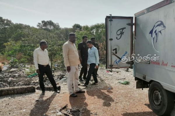 கிண்ணியா மீன் சந்தையில் அழிக்கப்பட்ட ஒருதொகை மீன்கள் | Unfit Fish On Kinniya A15 Main Road
