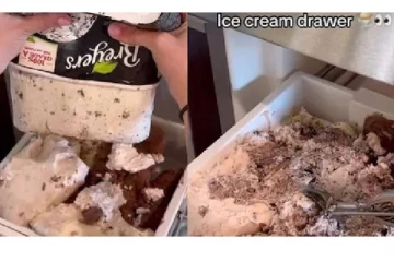 எங்கிருந்து யோசிப்பாங்க? இளம்பெண் செய்த வினோத ஐஸ்கிரீம்- வைரலாகும்Video!