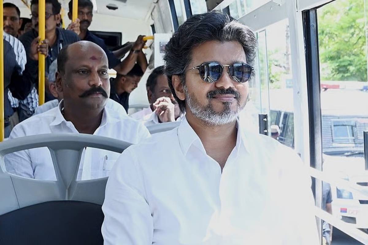 வெற்றிப் பயண திட்டம்.. இன்று தொடங்கி வைக்கிறார் முதல்வர் விஜய் | Tvk Gov Vetri Payanam Scheme Women Free Travel