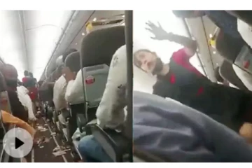 நடுவானில் குலுங்கிய ஸ்பைஸ் ஜெட் விமானம் - அலறி கூச்சல்போட்ட விமானிகள் - வைரலாகும் அதிர்ச்சி வீடியோ