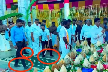 வரலாற்றுச் சிறப்புமிக்க தான்தோன்றீஸ்வரர் ஆலயத்தில் சர்ச்சையை ஏற்படுத்திய பிள்ளையானின் விஜயம்(Video)