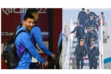 உலக கோப்பை கால்பந்து போட்டி - கத்தாருக்கு வந்தடைந்த அர்ஜென்டினா அணி!