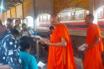 யாழில் ஜனாதிபதி வேட்பாளரான தேரர் தீவிர பிரச்சாரம்