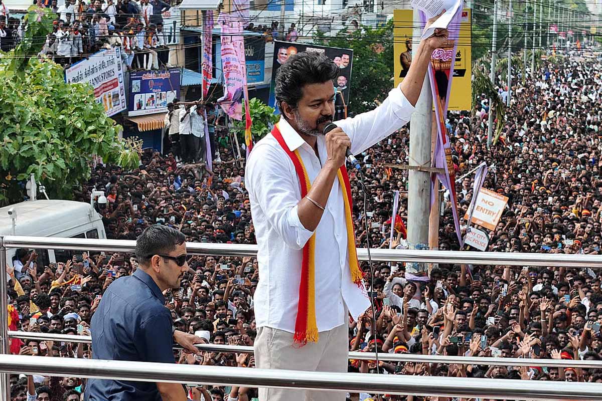 பொய் வாக்குறுதிகள்: திமுக-வை கடுமையாக விமர்சித்த விஜய் | Vijay Speaks About Stalin In Trichy