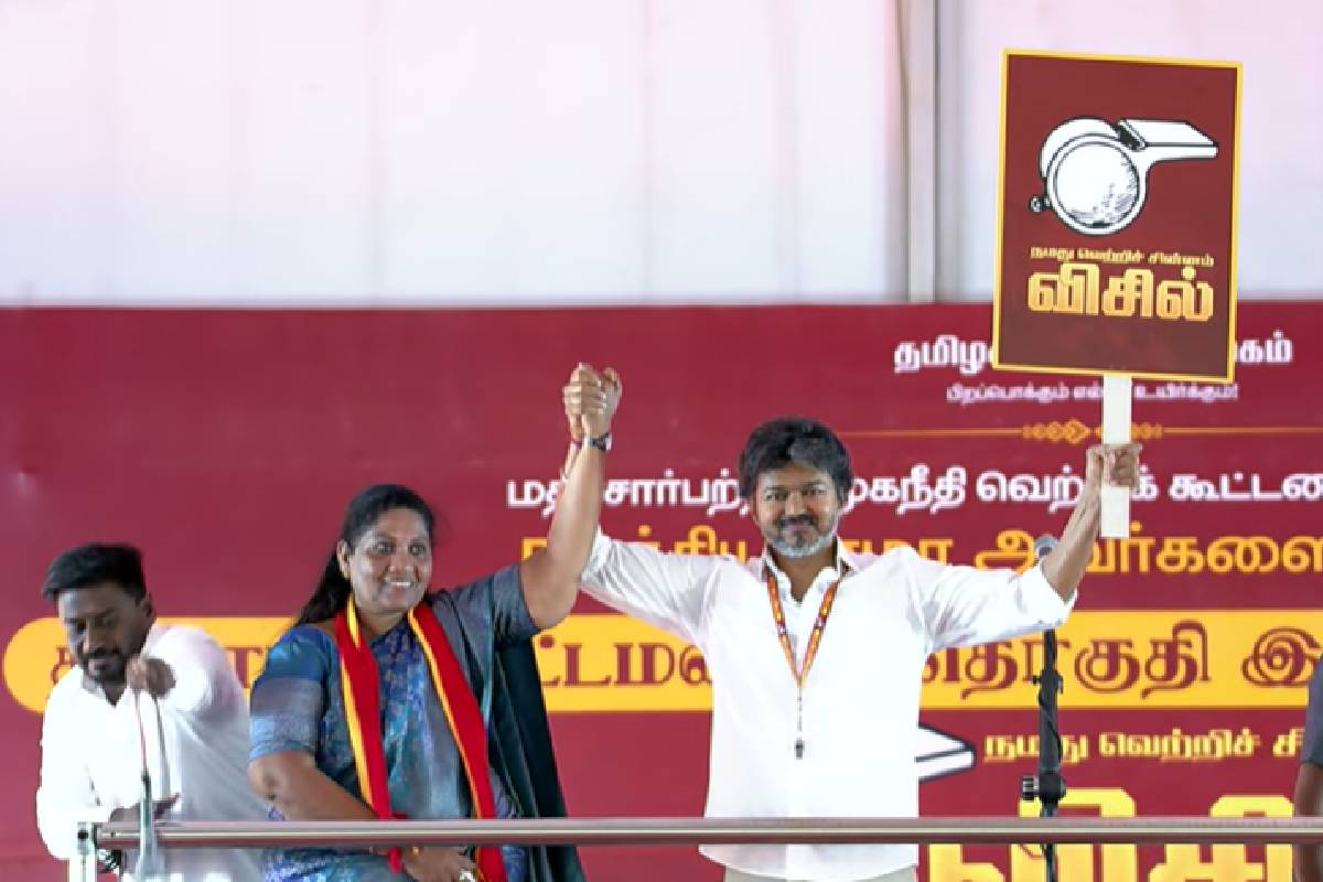 இடைத்தேர்தல் வாக்கு எண்ணிக்கை; தாராபுரம், மதுராந்தகத்தில் தவெக முன்னிலை | Tvk Leads In Dharapuram Madurantakam By Election