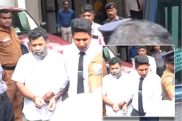 மருத்துவ பரிசோதனைகளுக்காக கைவிலங்குடன் அழைத்து வரப்பட்ட பிள்ளையான்