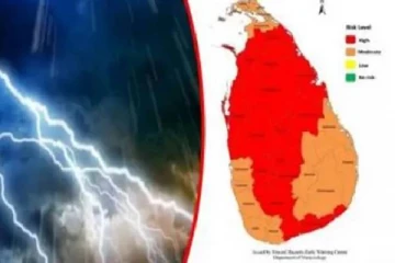 இலங்கையின் 14 மாவட்டங்களுக்கு விடுக்கப்பட்டுள்ள சிவப்பு எச்சரிக்கை