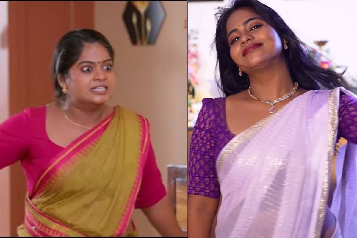 சீரியலில் ஆளே காணோம்..ஆனா கிளாமர் ரீல்ஸ்!! எதிர்நீச்சல் தொடர்கிறது அறிவுக்கரசி வீடியோ.. | Ethirneechal Arivukarasi Gayathri Rani Reels Video