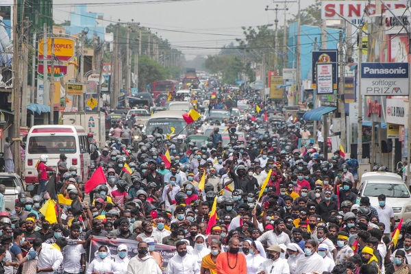 ‘பொத்துவில் முதல் பொலிகண்டி” பேரணியின் பங்கேற்பாளரும் அமெரிக்க கடற்படை தளத்தில்! | P2P Protestor Amongst Eelam Tamils Being Held