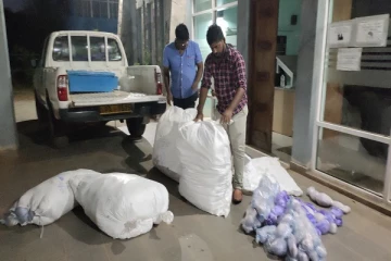 தடை செய்யப்பட்ட தங்கூசி வலைகள் மீட்பு