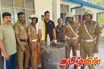 கசிப்பு உற்பத்தி நிலையம் முற்றுகை !சந்தேக நபர் தப்பியோட்டம்