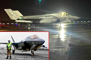 F-35B விமானத்தை மற்றொரு விமானத்தில் பிரித்தானியாவிற்கு ஏற்றிச்செல்ல முடிவு