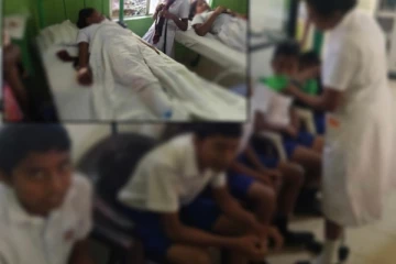 මොනරාගල පාසලකදී සිසුන් 60කට ප්‍රහාරයක්..වහාම සිසුන් සහ ගුරුවරුන් රෝහල් ගත කෙරේ..