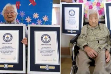 உலகின் மிகவும் வயதான இரட்டை சகோதரிகள்! கின்னஸில் இடம்பெற்று சாதனை படைத்த ஜப்பான் பாட்டிகள்