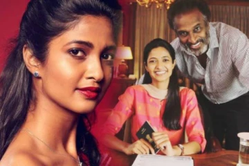 இலங்கையில் குடித்துக்கொண்டே இப்படியா! அருண் பாண்டியன் மகளா இது!