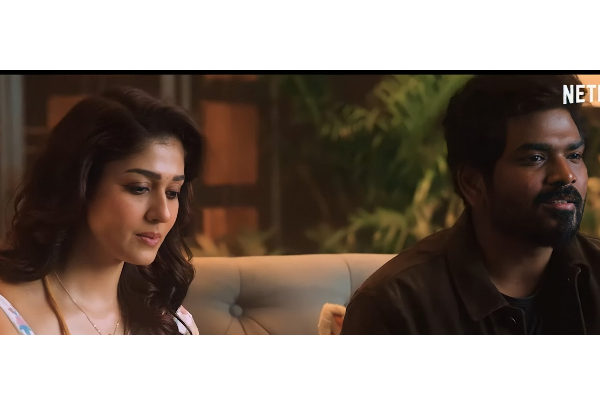 நயன்தாரா - விக்னேஷ் சிவன் திருமண வீடியோவுக்கு முடிவு கட்டிய நெட்பிளிக்ஸ்.. உண்மையில் வெட்கப்பட்ட நயன்.. | Netfflix Out Promo Video Nayan Vikki Marriage