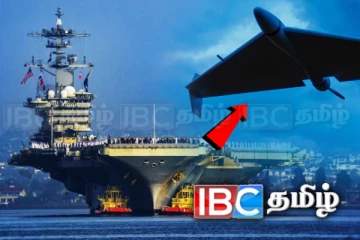 USS ஆபிரகாம் லிங்கனை நோக்கி வந்த ஈரானிய ட்ரோன்!! இறங்கி அடித்த அமெரிக்க போர் விமானம்