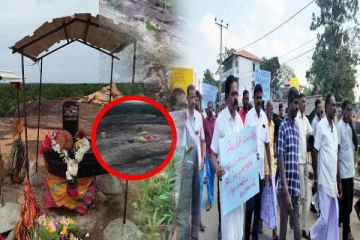 "வெடுக்குநாறிமலை தமிழர்களுடைய சொத்து" காவல்நிலையத்தை முற்றுகையிட்டு பாரிய போராட்டம்