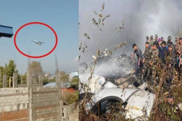 கட்டுப்பாட்டை இழந்து தரையில் விழுந்த விமானம்! 67 பேர் பலி: திக் திக் காணொளி