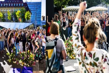 சுவிட்சர்லாந்தில் குத்திக் கொல்லப்பட்ட தாயும் குழந்தையும்: பேரணியில் இறங்கிய மக்கள்