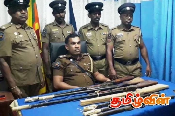 ஆறு துப்பாக்கிகளுடன் இருவர் கைது