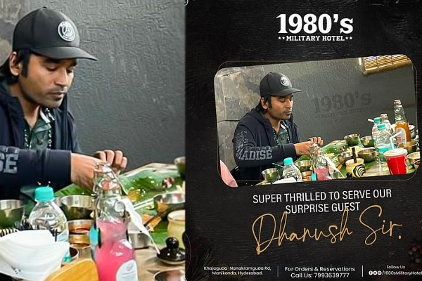 இளம் பெண்ணுடன் ரெஸ்டாரெண்டில் சாப்பிட்ட தனுஷ்! யார் அந்த பெண் தெரியுமா? தீயாய் பரவும் புகைப்படம் | Dhanush Spot In Hyderabad Restaurant Photos