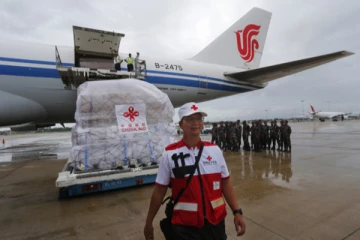 400 மில்லியன் ரூபா பெறுமதியான உணவு பொருட்களுடன் வந்த சீன விமானம்