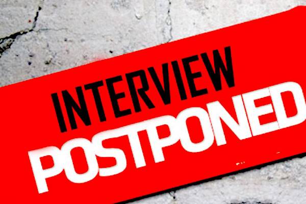 நேர்முகப்  பரீட்சை ஒத்திவைப்பு! | Interview Postponed