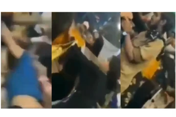 ஒரு காதலனுக்காக நடுத்தெருவில் பயங்கரமாக மோதிக்கொண்ட 5 பெண்கள் - வைரலாகும் வீடியோ...!