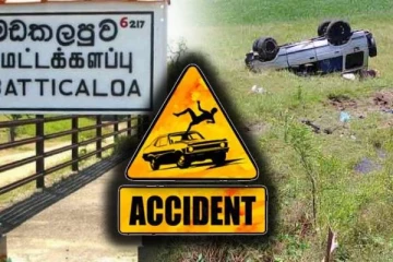 தமிழர் பகுதியில் வைத்து பறந்த ஜீப் வண்டி: மூவர் படுகாயம்