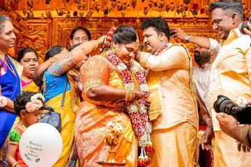 கோலாகலமாக நடந்த இந்திரஜா திருமணம்... சூரி கொடுத்த வெயிட்டான மொய்