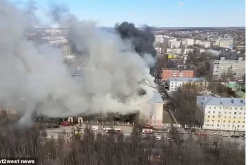 ரஷ்ய இரகசிய இராணுவ ஆராய்ச்சி மையத்தில் மர்மமான முறையில் பற்றிய தீ: ஜன்னல் வழியாக குதித்த ஆய்வாளர்கள்