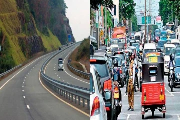 தெற்கு அதிவேக நெடுஞ்சாலையில் மண்மேடு சரிவு: தடைப்பட்டுள்ள போக்குவரத்து