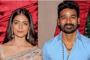 காதலர் தினத்தில் மாளவிகா மோகனனுடன் ரொமான்ஸ் செய்யும் தனுஷ் - வைரலாகும் புகைப்படம்