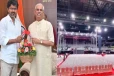 ஜோசப் விஜயாகிய நான்..! பதவியேற்பு விழாவிற்காக காத்திருக்கும் தவெகவினர் - நேரு உள் விளையாட்டரங்கில் பலத்த பாதுகாப்பு