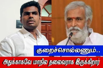 குற்றம் சொல்லணும் - அதுக்காகவே மாநில தலைவராக இருக்கிறார் - சேகர் பாபு