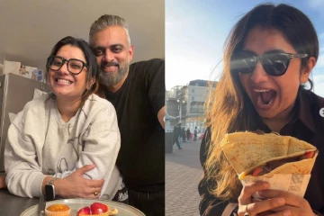 திருமண நாளை இத்தாலியில் கொண்டாடிய பிரியங்கா தேஷ்பாண்டே! குவியும் லைக்குகள்