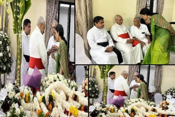 சம்பந்தனின் புகழுடலுக்கு அஞ்சலி செலுத்திய கர்தினால் மல்கம் ரஞ்சித்