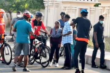 நீண்ட நாட்களுக்கு பின் சைக்கிளிங் சென்ற முதல்வர் மு.க. ஸ்டாலின்!!